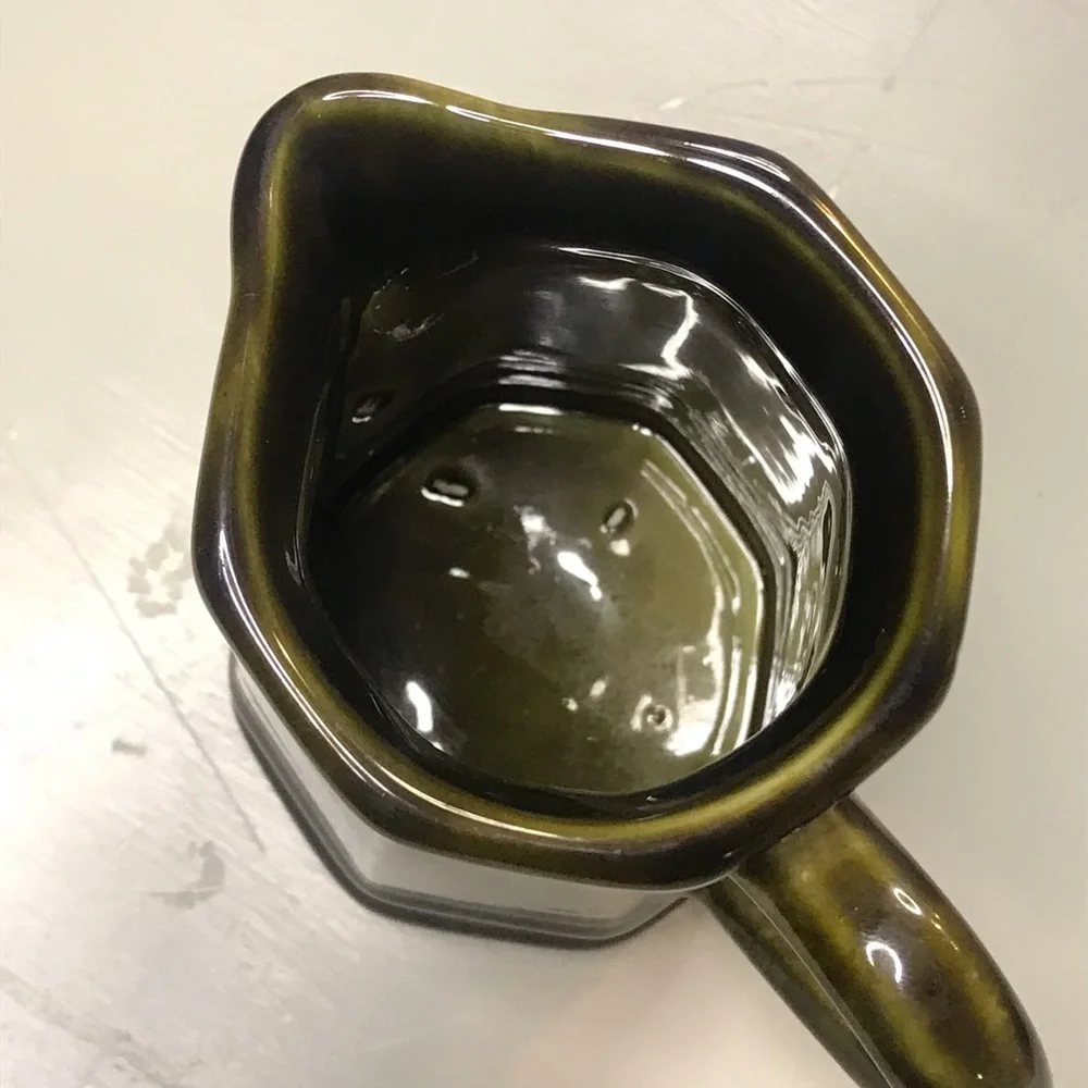 Vintage Pfaltzgraff Creamer Pitcher Green